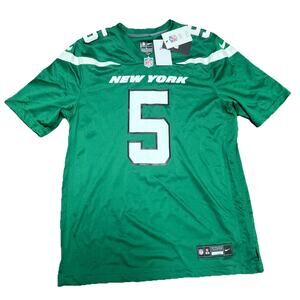 Nike Garrett Wilson #5 New York Jets Authentic Men's Game Legacy Jersey Green L